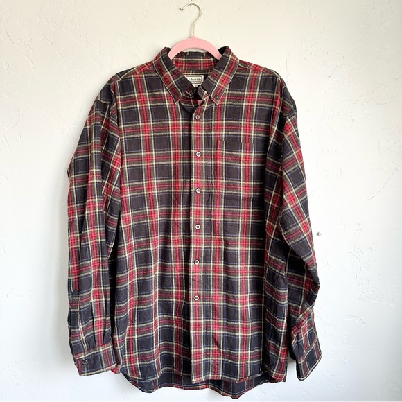 L.L. Bean Other - L.L. Bean | Men's‎ Scotch Plaid Flannel Button Down Shirt Large Fall Holiday